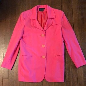 Bright pink blazer